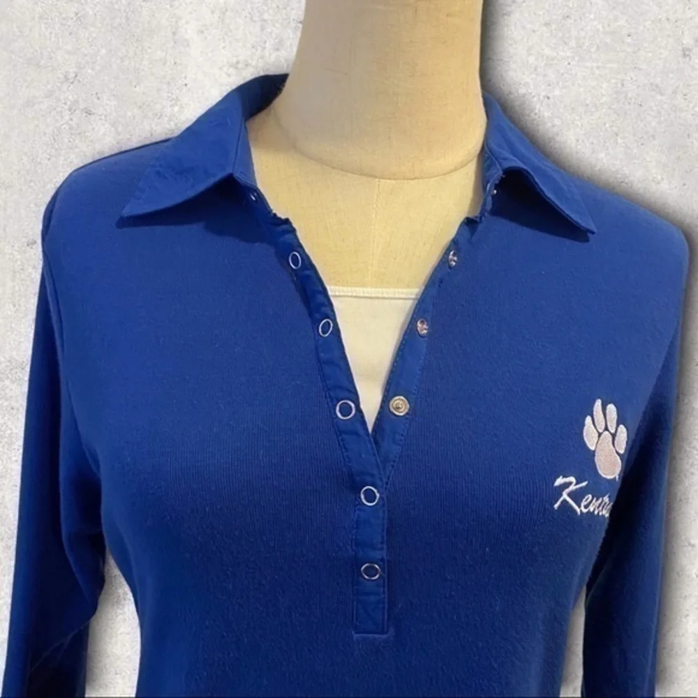 •Wildcat Clothing Co•‎ 3/4 length sleeve Kentucky wildcats top - Picture 3 of 8
